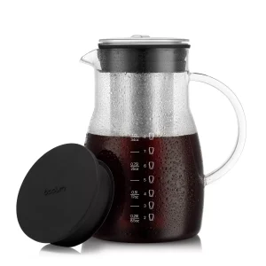 1 34oz Cold Brew and Ice Tea Maker: Cold Brew Coffee Maker, BPA-Free, Dishwasher-Safe, Reusable Filter